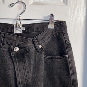 Princess Polly Holly Asymmetric Straight Leg Jean